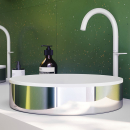 AXOR Suite Aufsatzwaschtisch 400 ohne Hahnloch und...