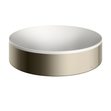 AXOR Suite Aufsatzwaschtisch 400 ohne Hahnloch und Überlauf, Polished Nickel