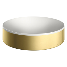 AXOR Suite Aufsatzwaschtisch 400 ohne Hahnloch und Überlauf, Brushed Brass