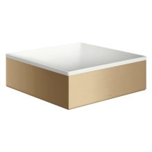 AXOR Suite Aufsatzwaschtisch 285/285 ohne Hahnloch und Überlauf, Brushed Bronze