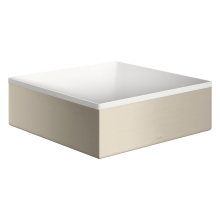 AXOR Suite Aufsatzwaschtisch 285/285 ohne Hahnloch und Überlauf, Brushed Nickel
