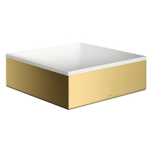 AXOR Suite Aufsatzwaschtisch 285/285 ohne Hahnloch und Überlauf, Polished Gold Optic