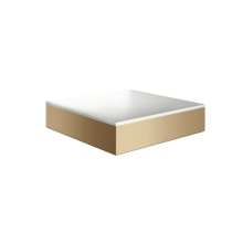AXOR Suite Aufsatzwaschtisch 400/400 ohne Hahnloch und Überlauf, Brushed Bronze