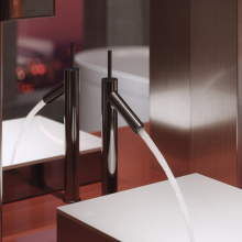 AXOR Suite Aufsatzwaschtisch 400/400 ohne Hahnloch und Überlauf, Polished Black Chrome