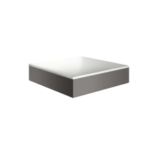 AXOR Suite Aufsatzwaschtisch 400/400 ohne Hahnloch und Überlauf, Brushed Black Chrome