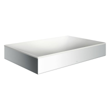 AXOR Suite Aufsatzwaschtisch 600/400 ohne Hahnloch und Überlauf, Chrom