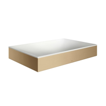 AXOR Suite Aufsatzwaschtisch 600/400 ohne Hahnloch und Überlauf, Brushed Bronze