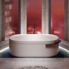 AXOR Suite Badewanne 1900/850, Polished Black Chrome