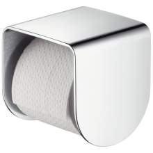 AXOR Universal Softsquare Toilettenpapierhalter mit Ablage, Chrom