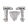 Schlösser Armaturen ROHRBELUEFTER BAUFORM E, 2-FACH AUFPUTZ, 1/2"x1"x1/2", VERCHR, DVGW