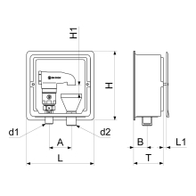 Schlösser Armaturen ROHRBELUEFTER BAUFORM E, 1-FACH UNTERPUTZ, 1/2"x3/4", DIN-DVGW
