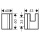 AXOR Universal Rectangular Handtuchhaken, Mattschwarz