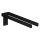 AXOR Universal Rectangular Handtuchhalter zweiarmig, Mattschwarz