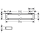 AXOR Universal Softsquare Reling Badetuchhalter 800 mm, Chrom