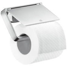 AXOR Universal Softsquare Toilettenpapierhalter mit Deckel, Chrom