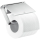 AXOR Universal Softsquare Toilettenpapierhalter mit Deckel, Brushed Black Chrome
