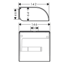 AXOR Universal Circular Toilettenpapierhalter mit Deckel,...