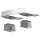 AXOR Universal Softsquare Adapterset, Chrom