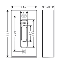 AXOR Universal Circular Kosmetiktuchbox, Brushed Nickel