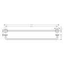 AXOR Universal Circular Badetuchhalter 800 mm,...