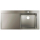 hansgrohe S71 S715-F450 Einbauspüle 450 mit Abtropffläche links, Edelstahl