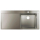 hansgrohe S71 S717-F450 Einbauspüle 450 mit Abtropffläche links, Edelstahl