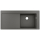 hansgrohe S51 S514-F450 Einbauspüle 450 mit Abtropffläche links, Steingrau