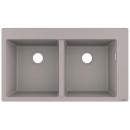 hansgrohe S51 S510-F770 Einbauspüle 370/370, Betongrau