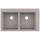 hansgrohe S51 S510-F770 Einbauspüle 370/370, Betongrau
