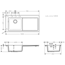 hansgrohe S51 S5110-F450 Einbauspüle 450 mit...