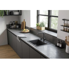 hansgrohe S52 S520-F510 Einbauspüle 510, Graphitschwarz
