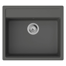 hansgrohe S52 S520-F510 Einbauspüle 510, Steingrau
