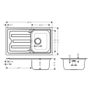 hansgrohe S44 S440-F342 86 Einbauspüle 342 mit...