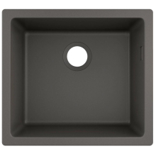 hansgrohe S51 S510-U450 Unterbauspüle 450, Steingrau
