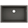 hansgrohe S51 S510-U660 Unterbauspüle 660, Steingrau
