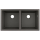 hansgrohe S51 S510-U770 Unterbauspüle 370/370, Steingrau