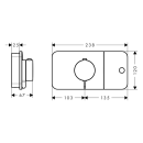 AXOR One Thermostatmodul Unterputz für 1...
