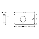 AXOR One Thermostatmodul Unterputz für 1...