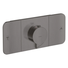 AXOR One Thermostatmodul Unterputz für 2 Verbraucher, Brushed Black Chrome
