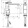 AXOR Edge Einhebel-Waschtischmischer 130 mit Push-Open Ablaufgarnitur - Diamantschliff, Chrom