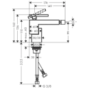 AXOR Edge Einhebel-Bidetmischer mit Push-Open...