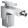AXOR Edge Einhebel-Bidetmischer mit Push-Open Ablaufgarnitur - Diamantschliff, Chrom