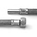 Flex 3/8" x 10mm Überwurfmutter / 300mm Puteus