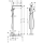 AXOR Edge Einhebel-Wannenmischer bodenstehend - Diamantschliff, Chrom