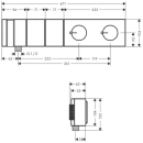 AXOR Edge Thermostatmodul Select 470/100 Unterputz...