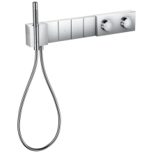 AXOR Edge Thermostatmodul Select 610/100 Unterputz für 4 Verbraucher - Diamantschliff, Chrom
