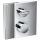 AXOR Edge Thermostat Unterputz mit Ab- und Umstellventil - Diamantschliff, Chrom