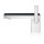 AXOR MyEdition Einhebel-Waschtischmischer 70 mit Push-Open Ablaufgarnitur, Chrom/Schwarzglas