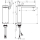 AXOR MyEdition Einhebel-Waschtischmischer 230 für Aufsatzwaschtische mit Push-Open Ablaufgarnitur, Chrom/Schwarzglas
