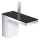 AXOR MyEdition Einhebel-Waschtischmischer 110 mit Push-Open Ablaufgarnitur, Chrom/Schwarzglas